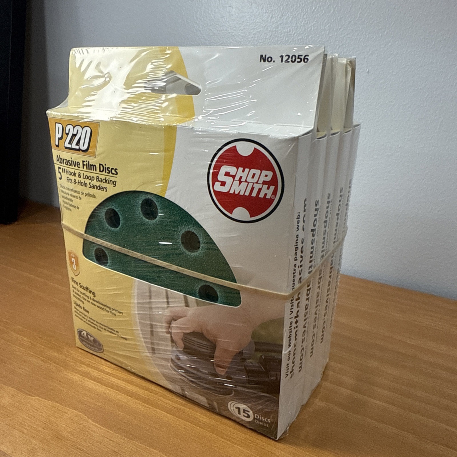 Please Read – Shop Smith Abrasive Film Sanding Discs – 160-180. Mislabeled PKG