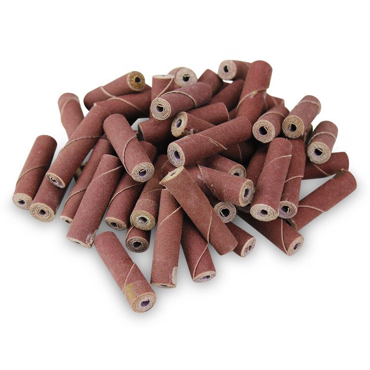 1/2″ x 1-1/2″ x 1/8″ Aluminum Oxide Abrasive Cartridge Roll, Straight – 50 Pack