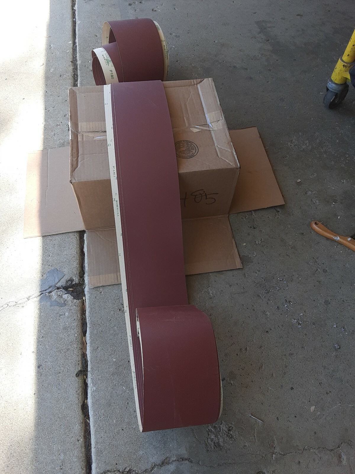 4 pcs 6″x307″ Sanding Belts P180 Grit Sander Abrasive Paper AMAZON SANCAP USA