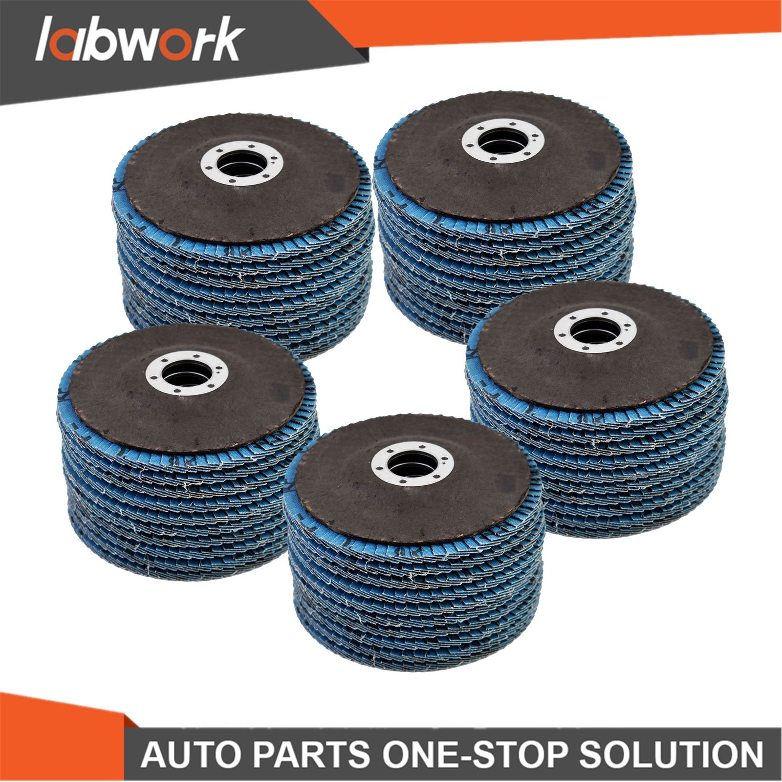 Labwork 4-1/2” x 7/8” Flap Discs T29 Premium Zirconia Sanding Grinding Discs