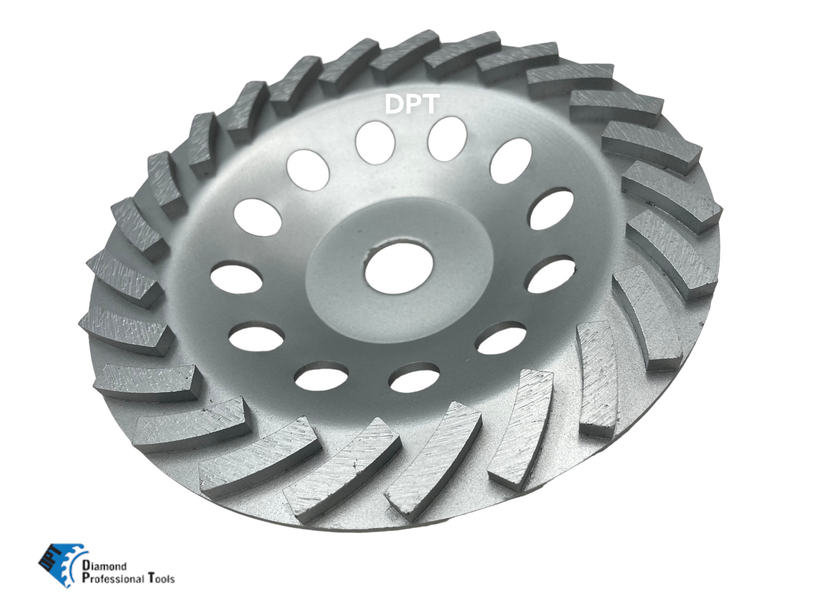 7″ Turbo Diamond Cup Wheels for Grinding Concrete Masonry 24 Segments 5/8″-11
