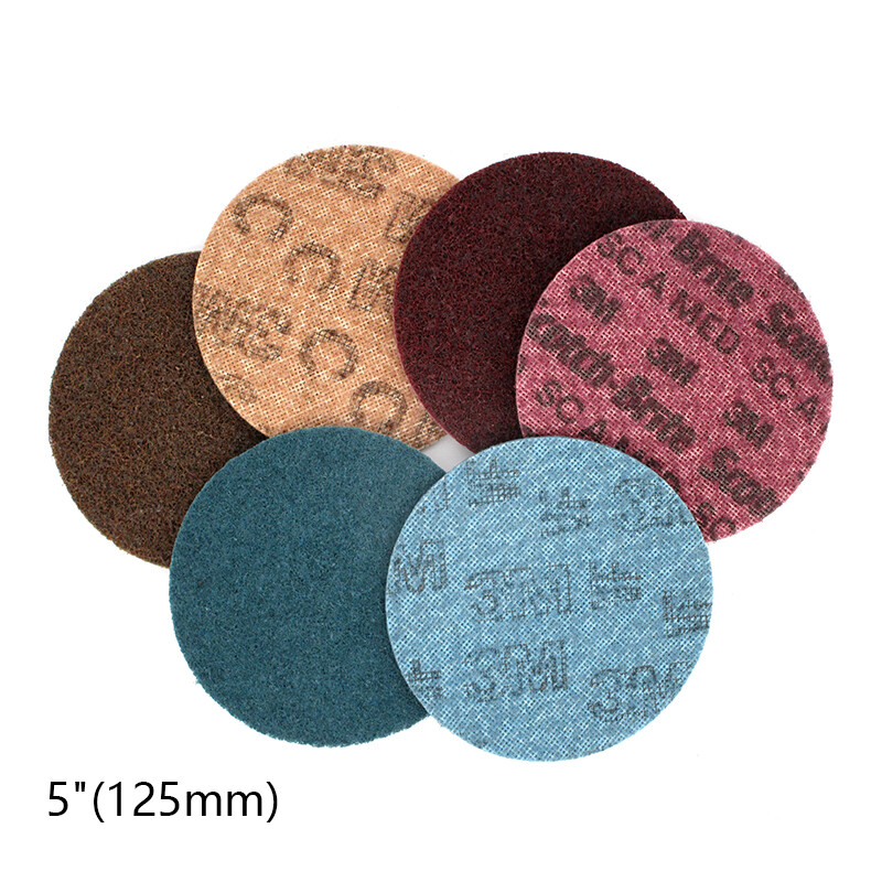2″/3″/4″/5″ Nylon Sanding Disc Roll Lock Pad Hook Loop Pads 150 /240 /400 Grit