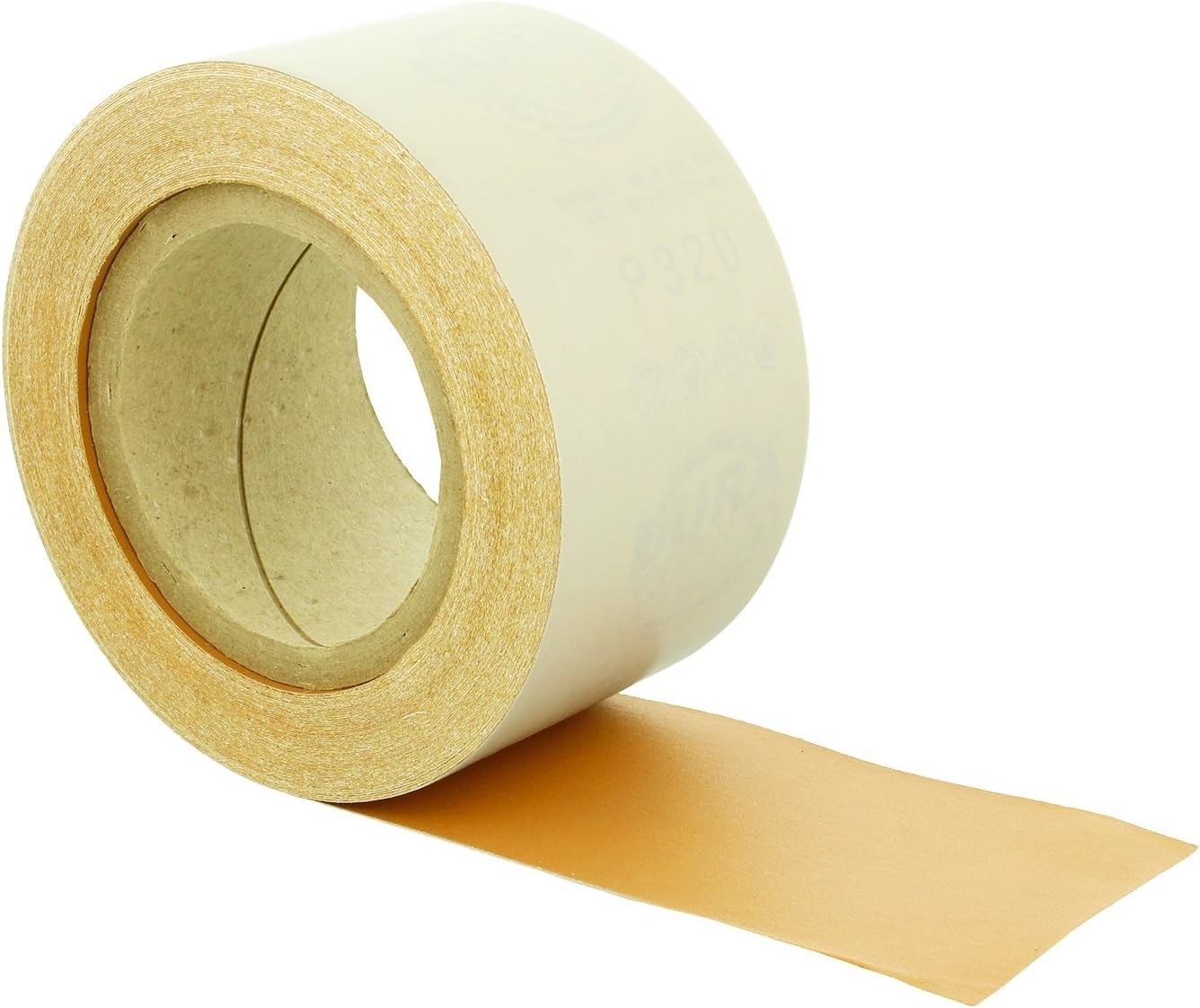 320 Grit Gold Sandpaper Roll 20 Yards PSA Stickyback for Auto & Woodworking