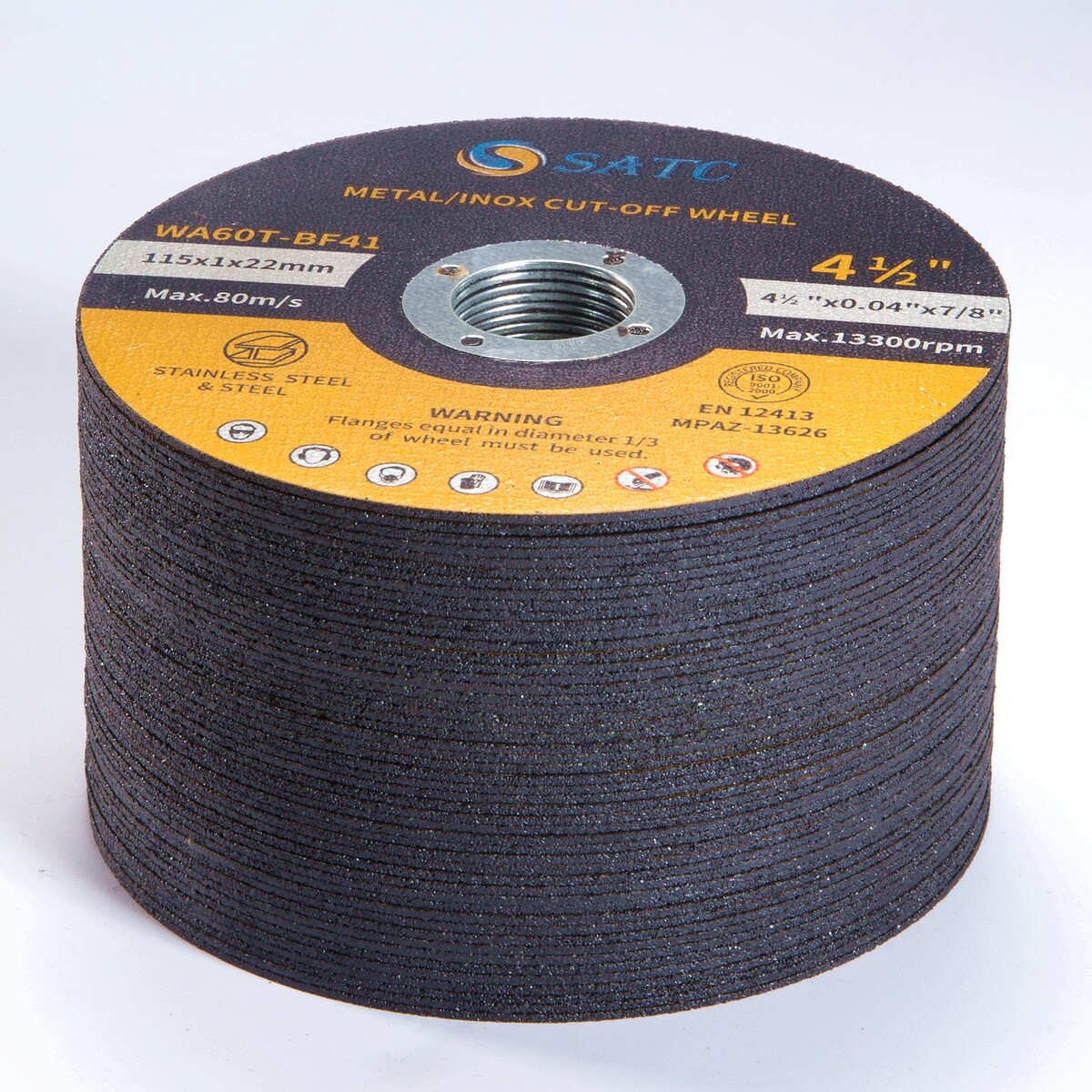 4-1/2″x.040×7/8 Cut Off Wheels Metal Stainless Steel Angle Grinder Cutting Discs