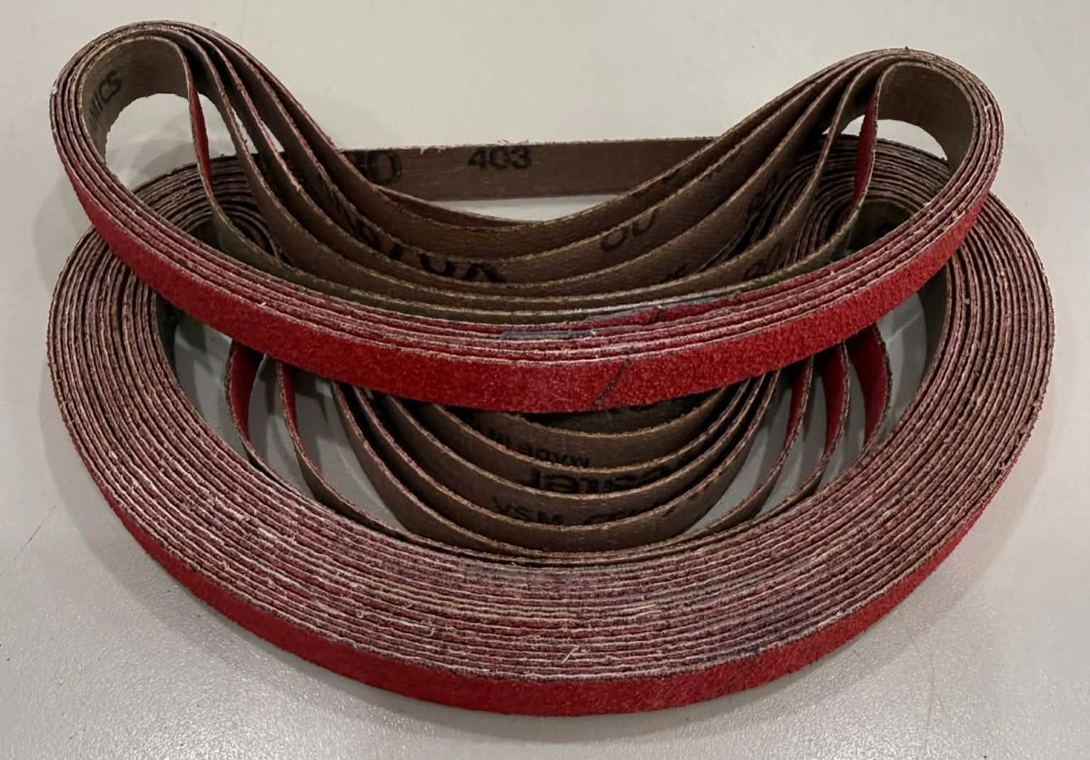 1/2″ x 18″ VSM CERAMIC (XK870X) BELTS, 80 GRIT *20 PACK*