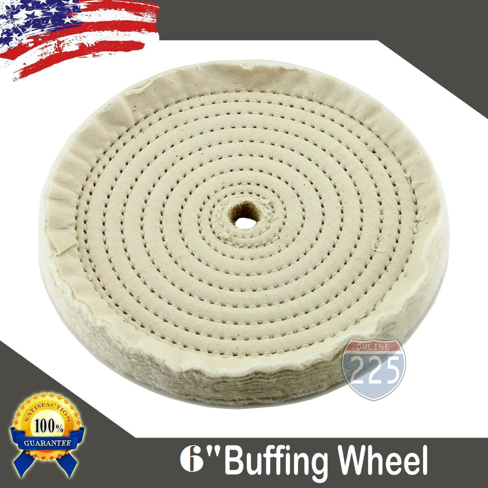 6″ Inch Buffing Polishing Wheel 5/8 Arbor Buffer Polish