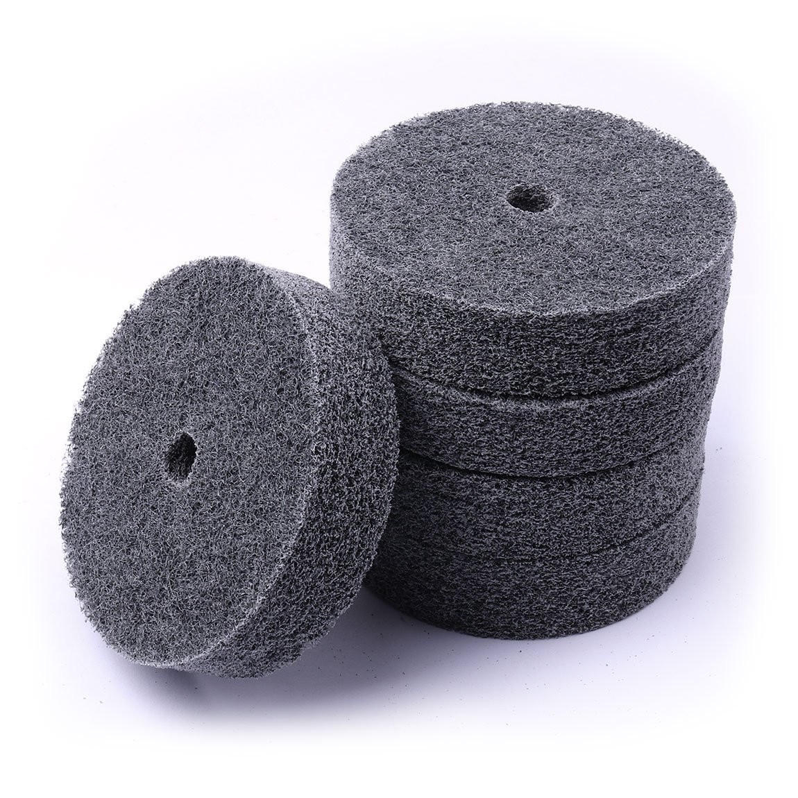 Efficient 5pcs Fiber Buffing Wheel Set – 3 Inch for Metalwork Applications