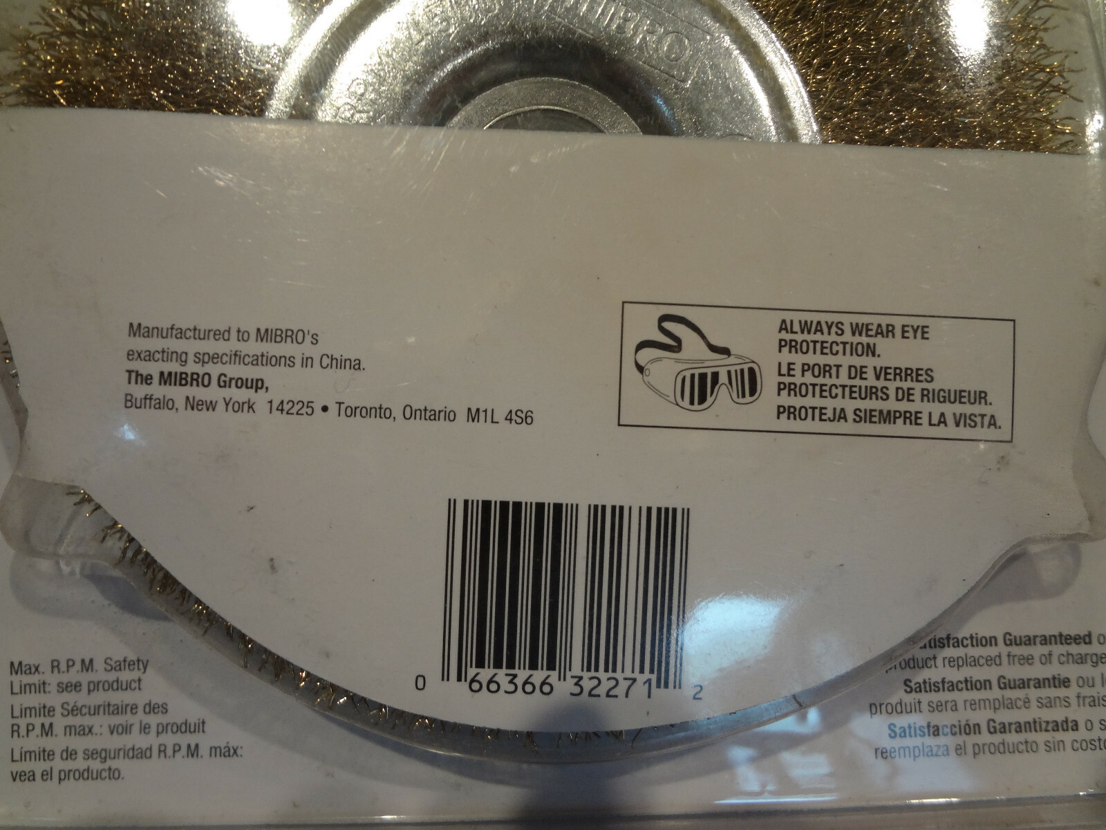 MIBRO 5″ Wire Bevel Brush COARSE #322711