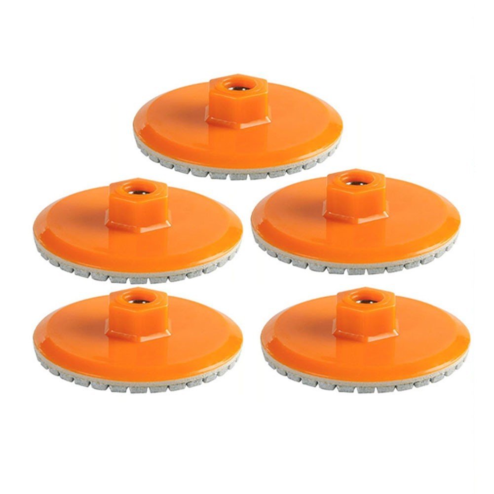 Polishing Pad 80mm 3inch Suitable for Granite For Marble Concrete 5pcs Set