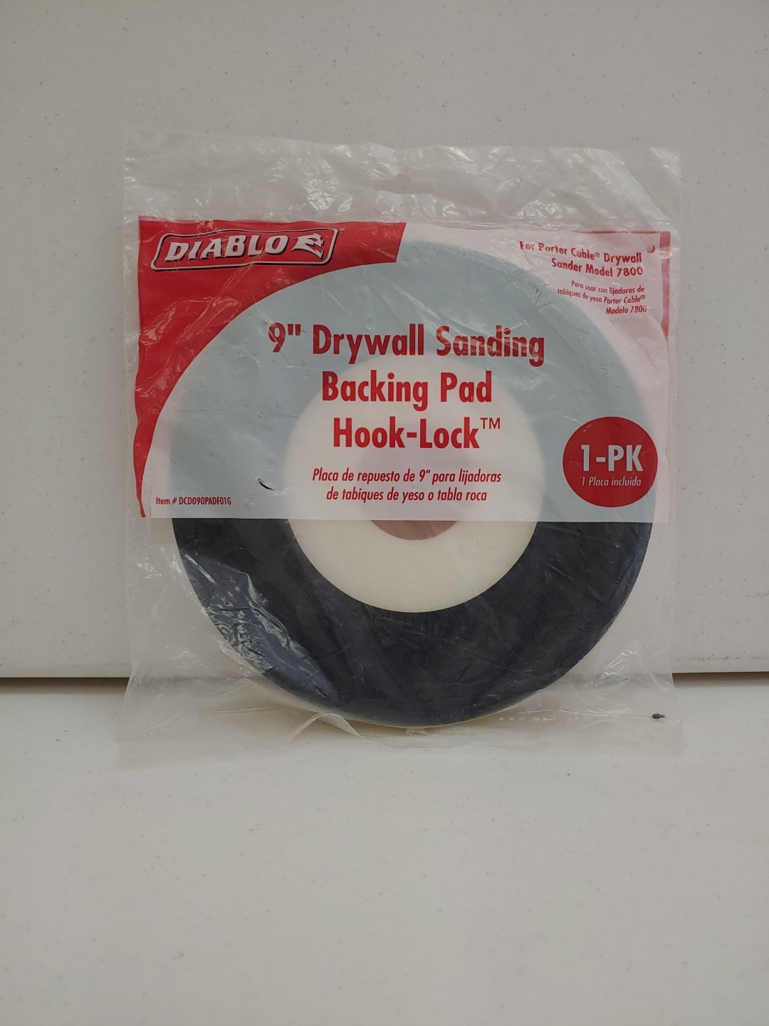 DIABLO 9 in. Drywall Sanding Backing Pad, 7800, Porter Cable, 1 Pack RT