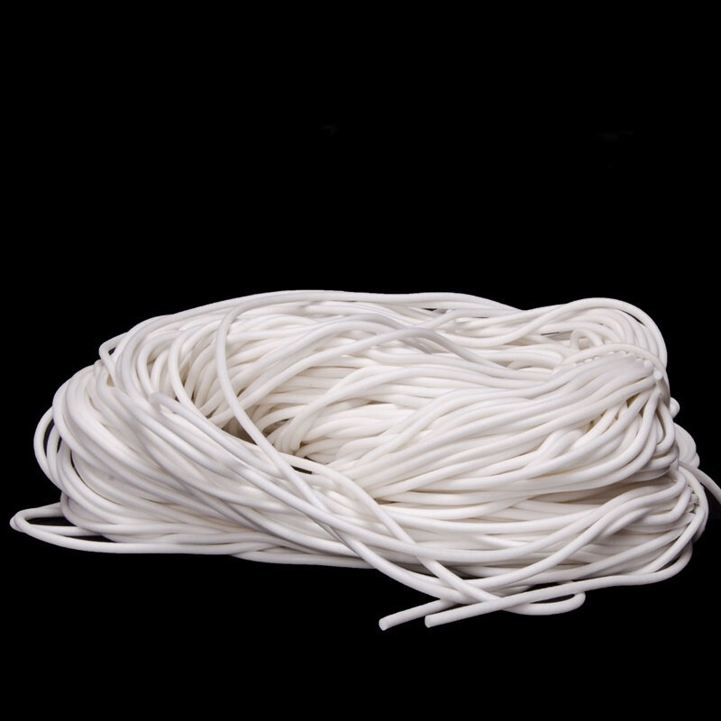 Silicone Rubber Cord O Ring Cord White Seal Foamed Sponge Dia 1mm 2mm 3mm – 20mm