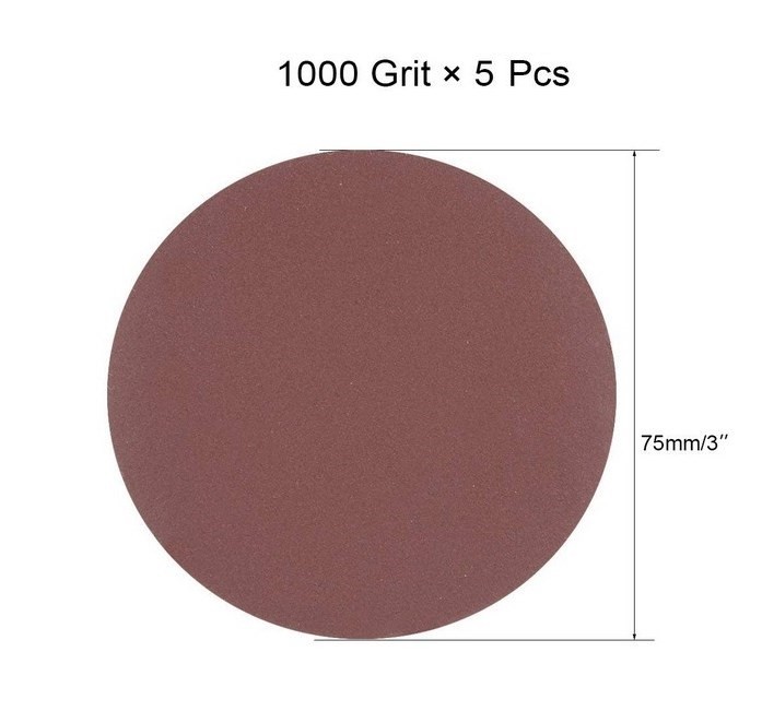 40pcs Hook and Loop 3 Inch 600 800 1000 3000 Grit Sand Paper Sanding Discs