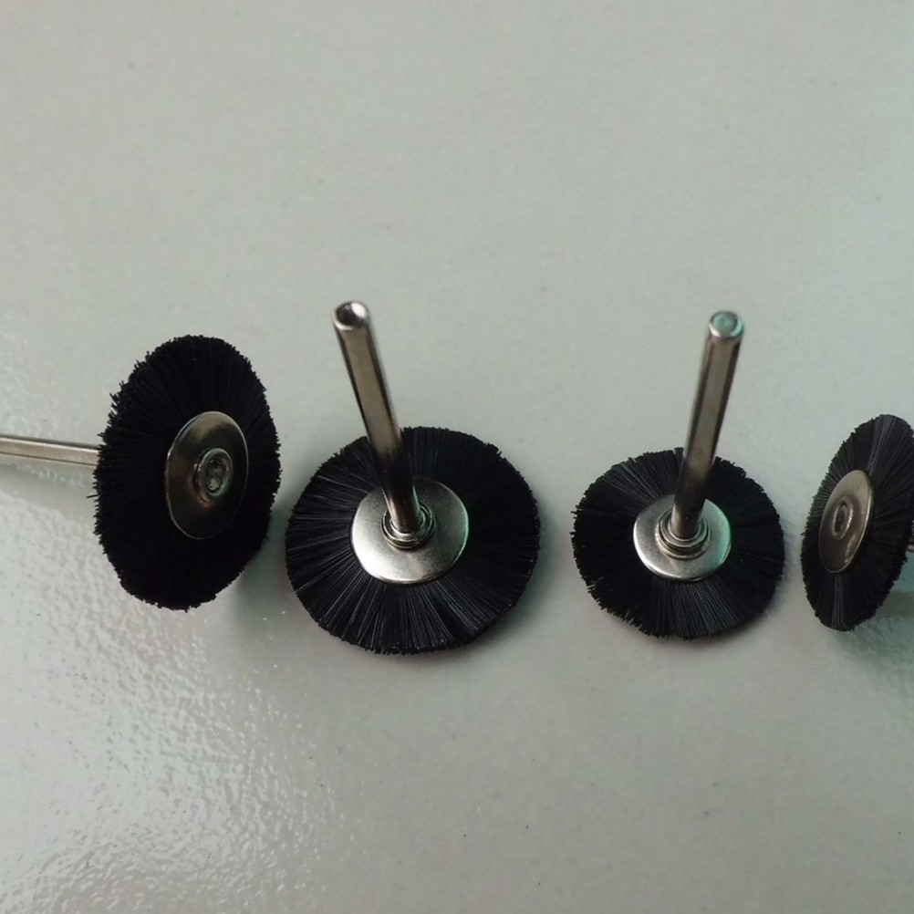 10 Pcs Nylon Wheel Brush Set for Abrasive Polishing and Metal Surface Derusting
