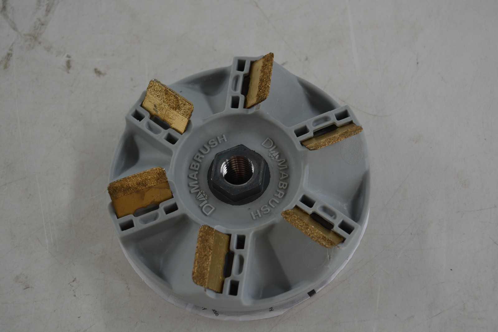 DIAMABRUSH 9304501240-50 Deck Prep 4.5 In Coarse Grinding Wheel Gray Metal