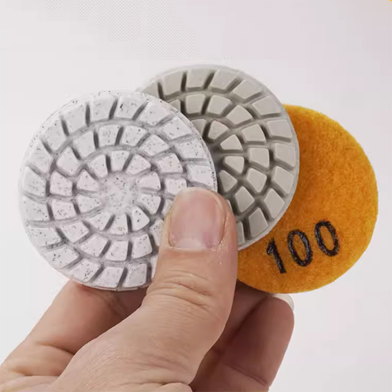 2-Inch 50mm Diamond Polishing Pads Water Grinding Disc 50-3000 Grit Marble Stone