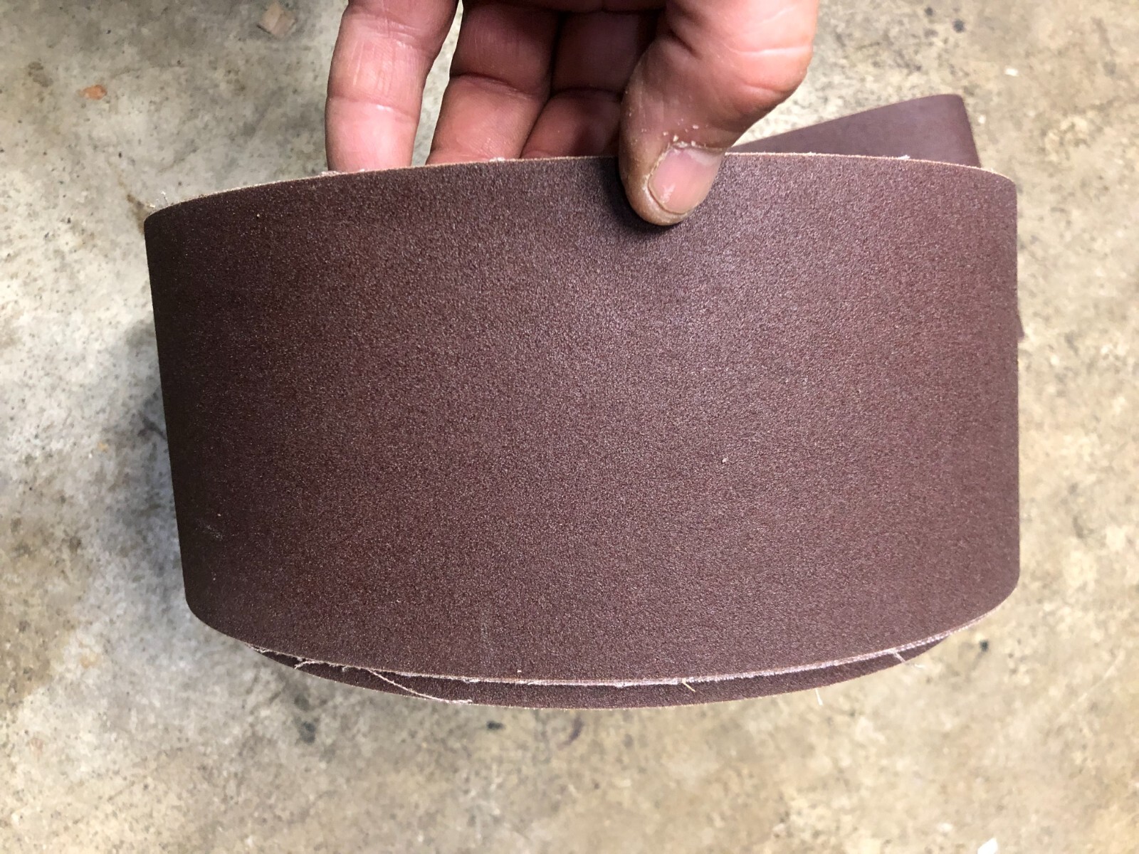 NOS Vintage 4 x 132 Belt Sanding Belt 2 Pcs 120 Grit carborundum USA – read