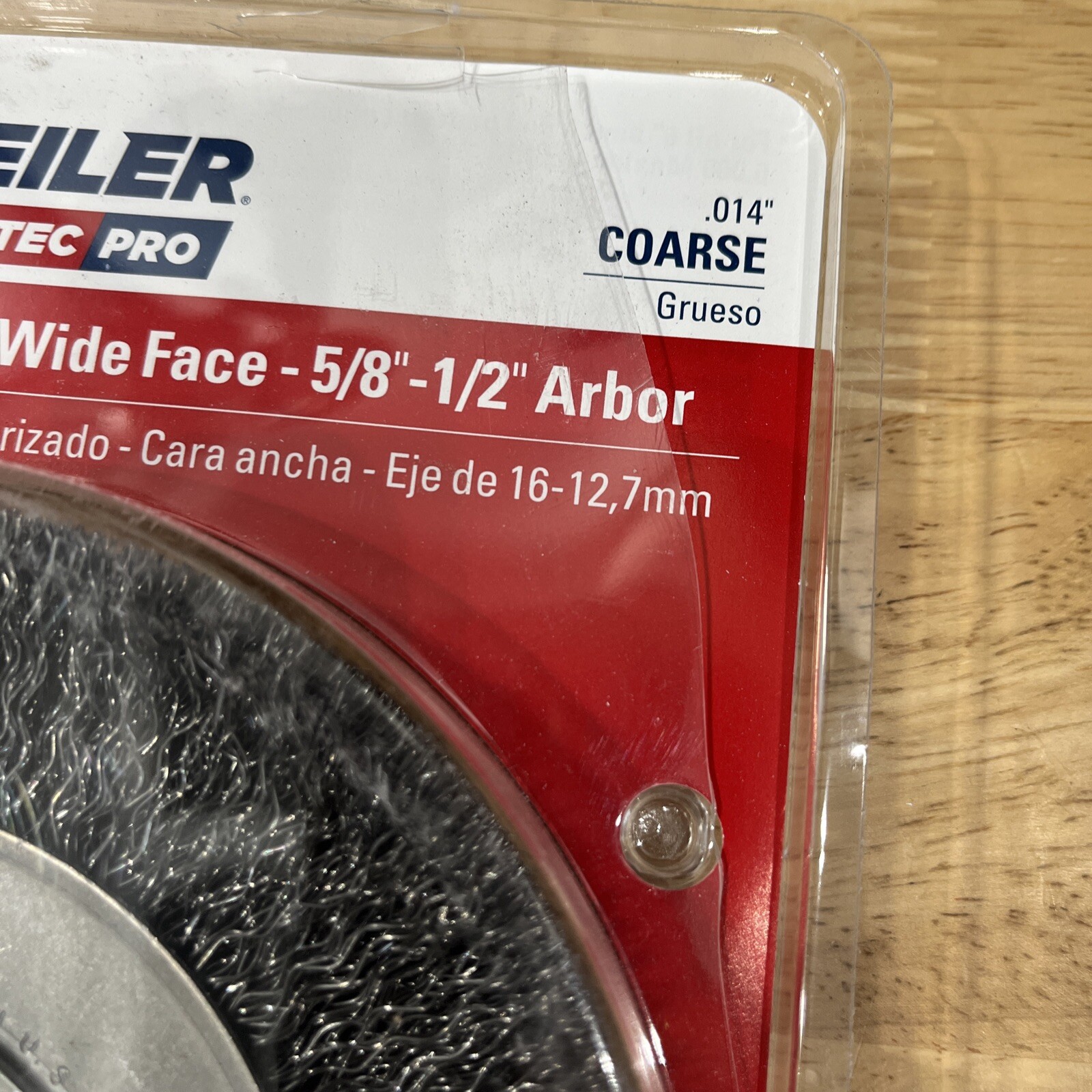 Weiler Vortec Pro 6 in. Crimped Wire Wheel Brush Carbon Steel 6000 rpm 1 pc