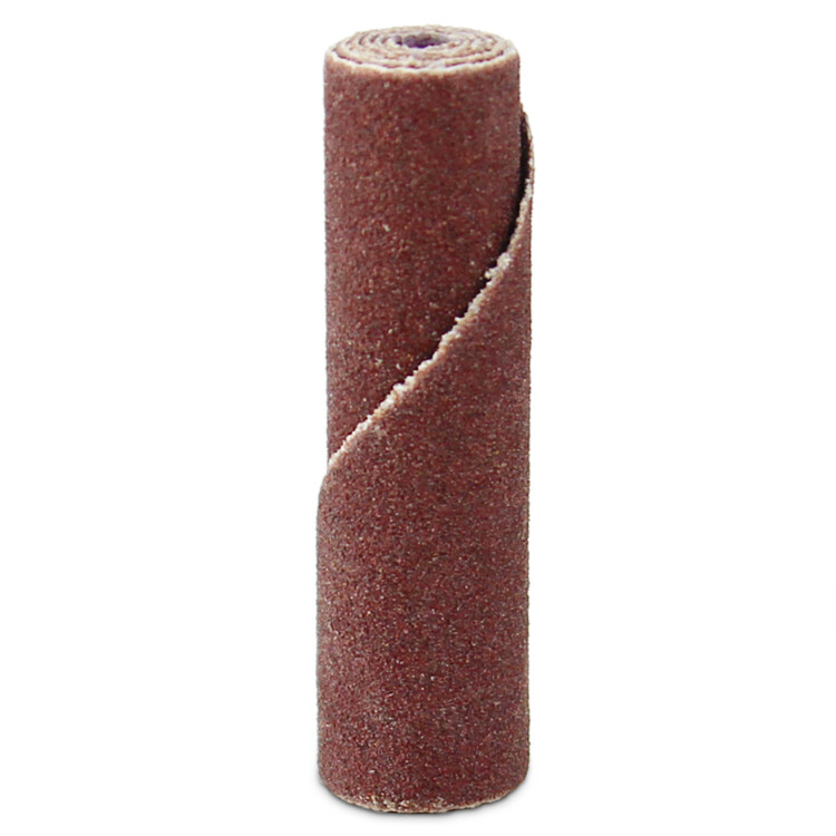 3/8″ x 1-1/2″ x 1/8″ Aluminum Oxide Abrasive Cartridge Roll, Straight – 10 Pack