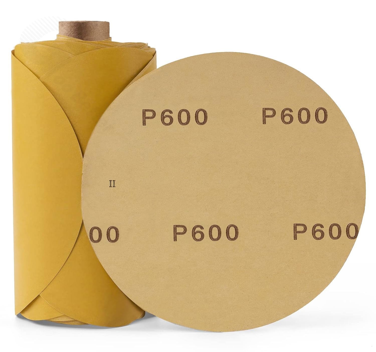 6 in 600 Grit PSA Sanding Disc Sticky Back Sandpaper 100 Roll Adhesive DA Sander