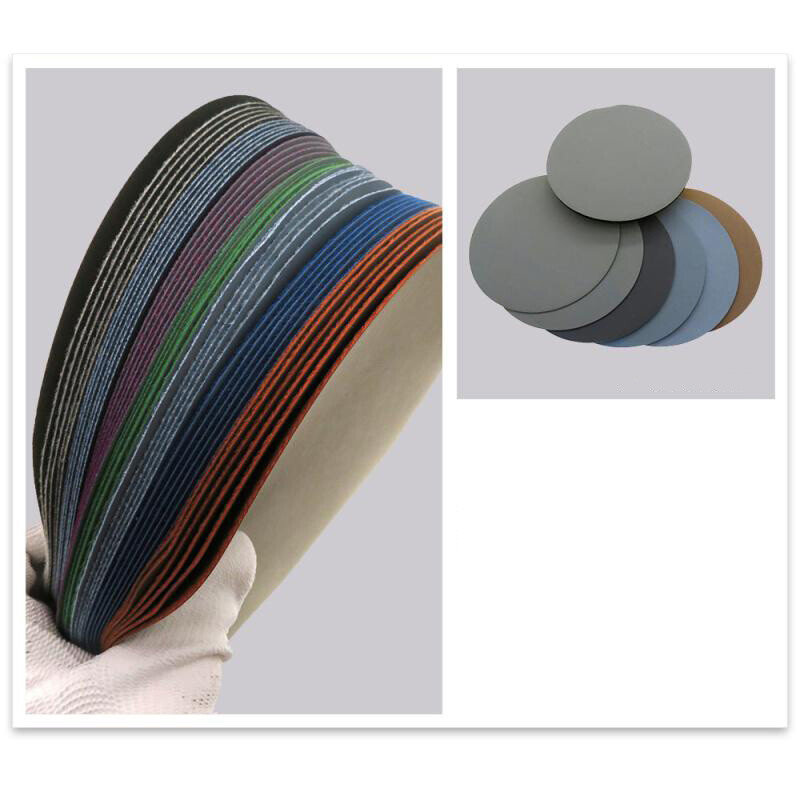 1″-8″ Sanding Discs 25mm-200mm Water Sandpaper Hook ＆ Loop Pads 1500-10000 Grit