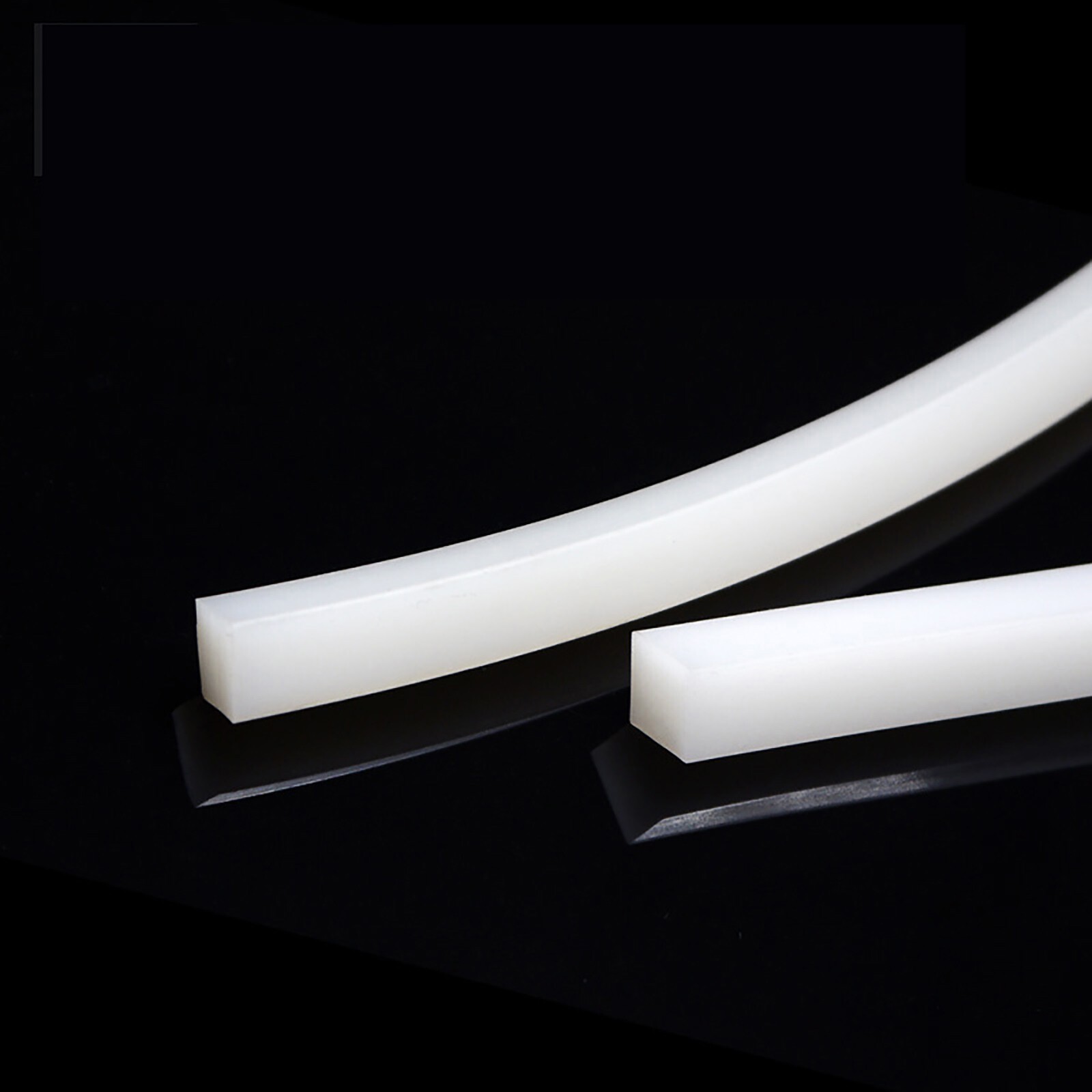 4/5/6/8/10/15/20mm Solid Square Silicone Rubber Strip Sealing Gasket HIGH TEMP
