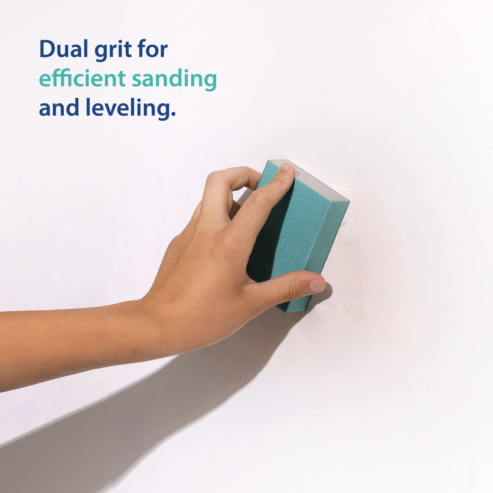 SDHome Sanding Block Double Sided 150/200 Dual Grit for Perfect Wall Repair 2pk.