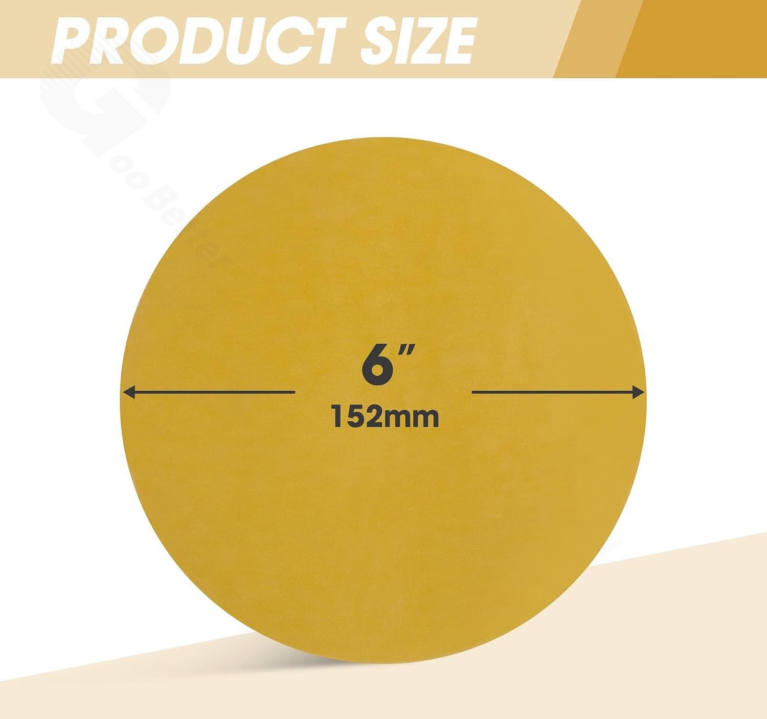 6 in 600 Grit PSA Sanding Disc Sticky Back Sandpaper 100 Roll Adhesive DA Sander