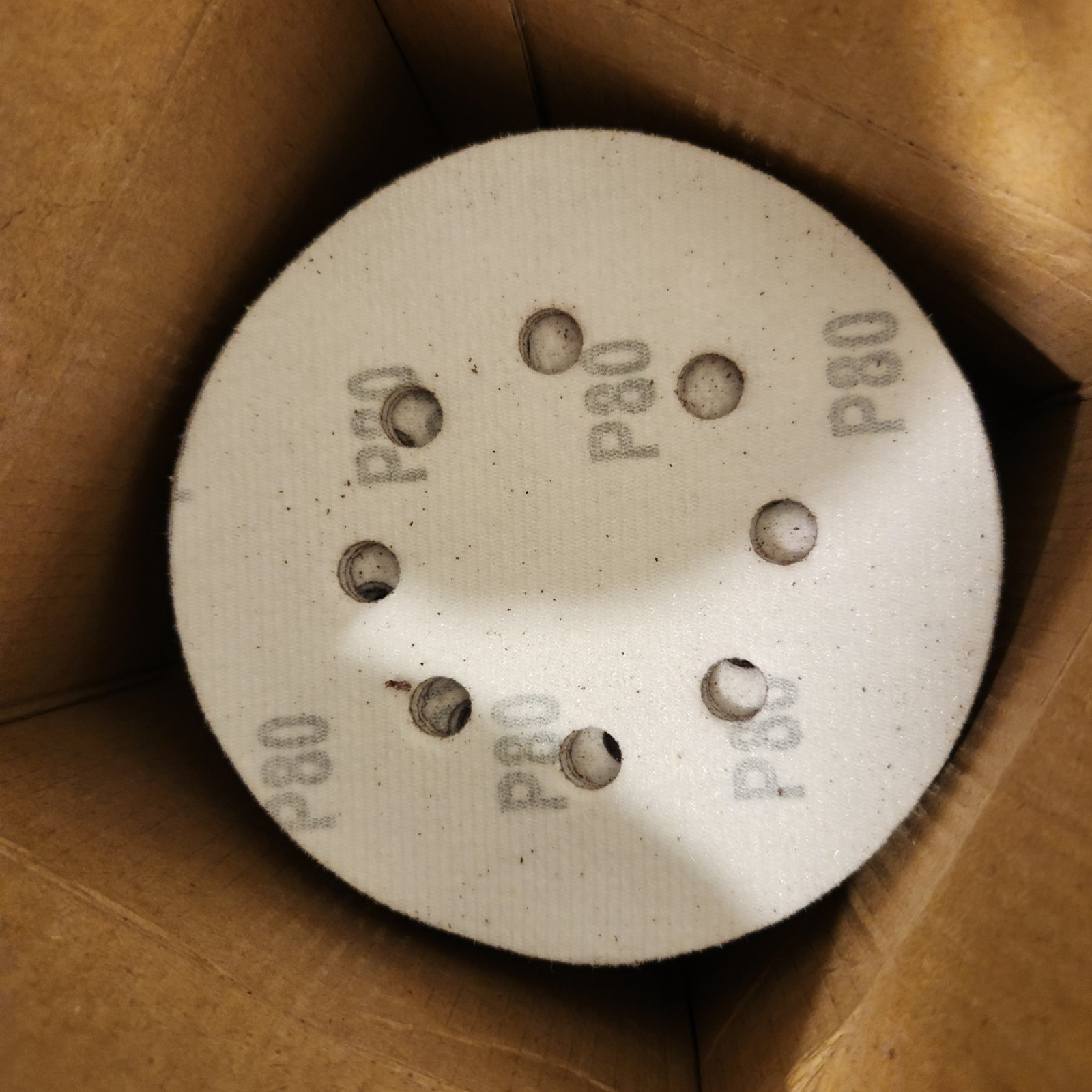100pc Random Orbital Sander Hook and Loop Sanding Paper, 5-inch Discs, All Grits