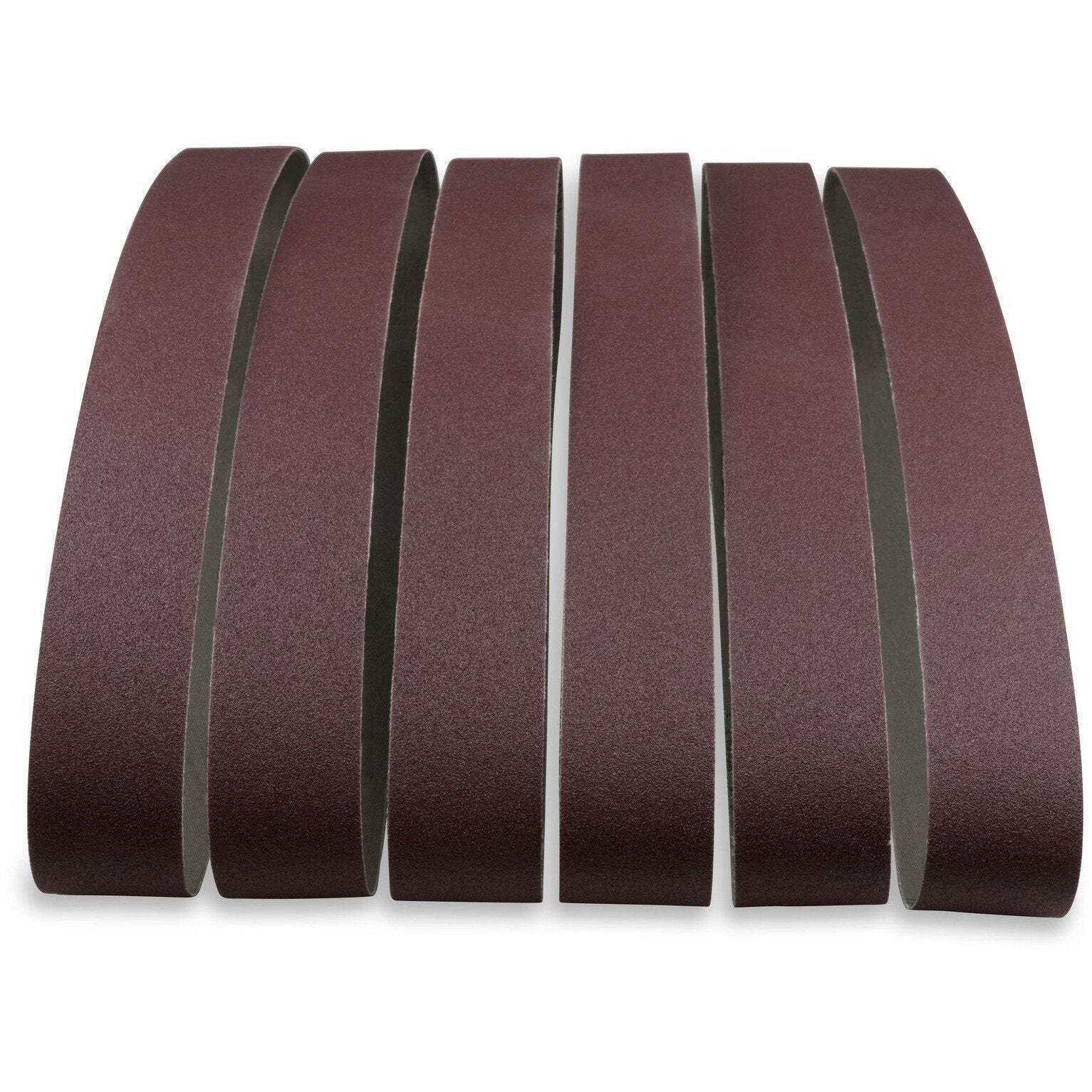1 X 42 Inch Metal Sanding Belts Aluminum Oxide Sander Belt 36-400 Grit 12 Pack