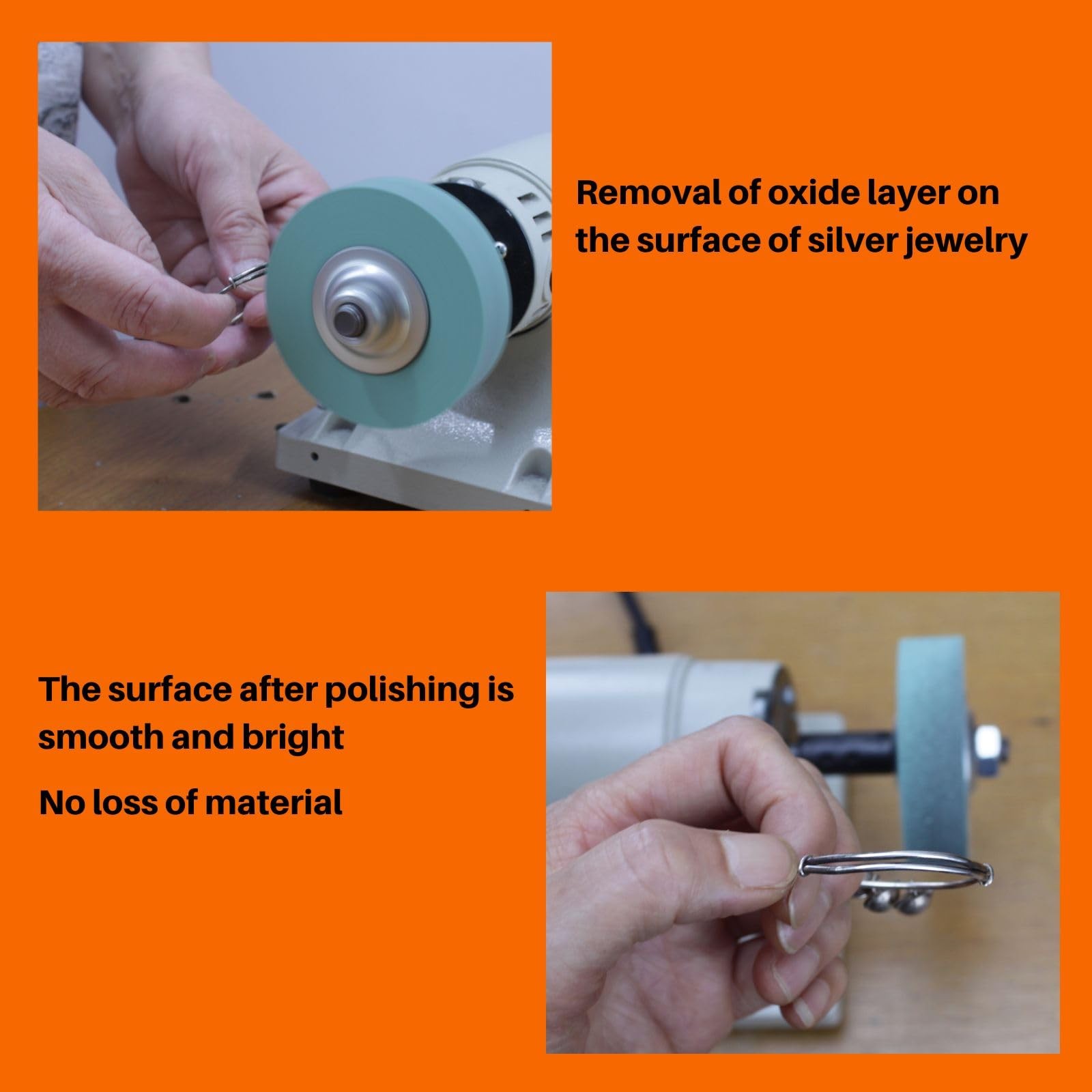 Elastic Polyurethane Buffing Wheels 3 Inch 2000 Grit. Silicon Carbide Abrasiv…