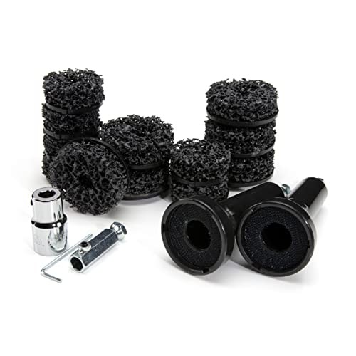 Wheel Hub and Rotor Polishing Kit, Removes Rust, Power Tool Polishing Kit 2