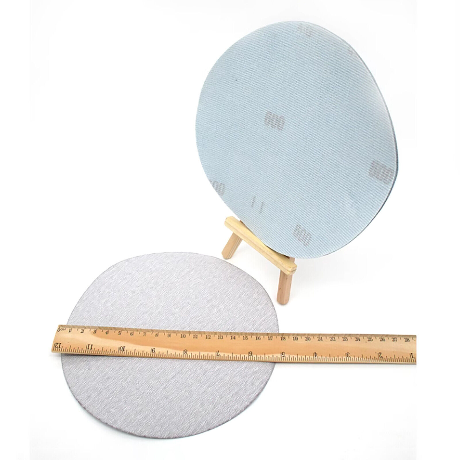 180mm 7″ Grit Dry Abrasive Sandpaper Sanding Discs Hook and Loop Pads 60-1000