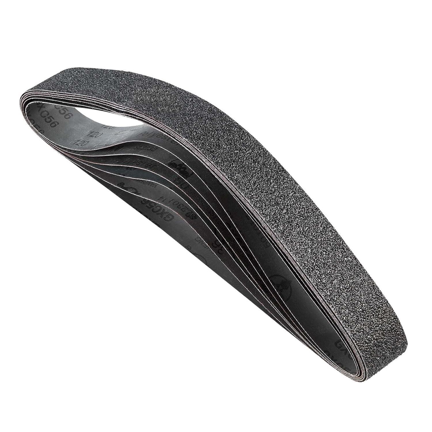 Sanding Belts, 2 X 42-Inch Belt Sander Sanding Belts, 6 PCS (Each of 36 40 60 80
