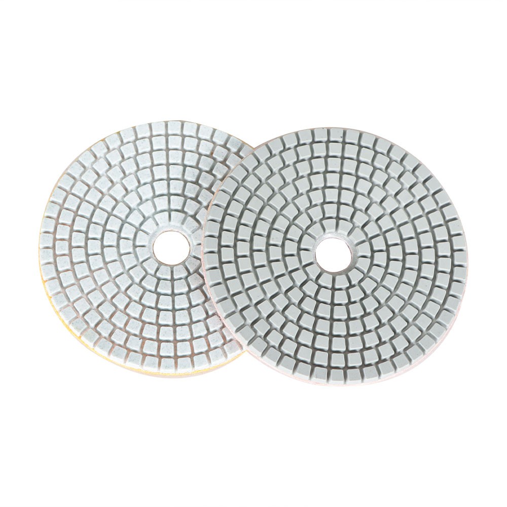 13 Pack 4″ Diamond Polishing Pads With 5/8″-11″ Backer Pads For stone Polishing