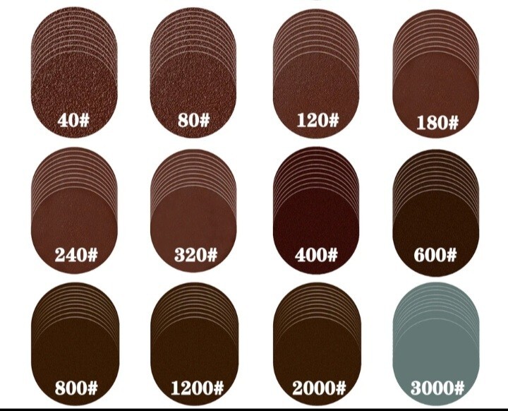 SelfAdhesive Sanding Disc Sandpaper Abrasive Polishing Cabbing opal gems 100mm D