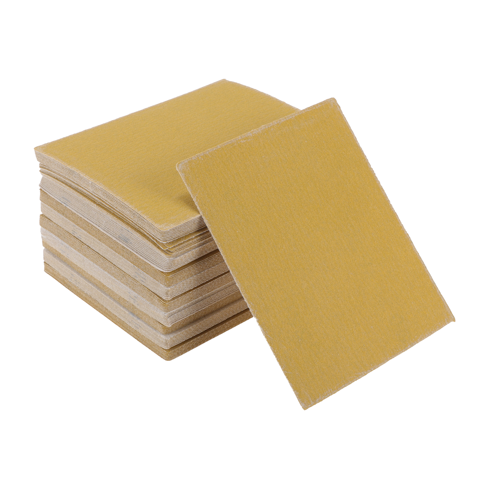 Universal 4.49Inch x 5.51Inch 220 Grit Sanding Discs Brown Corundum 100 Pcs
