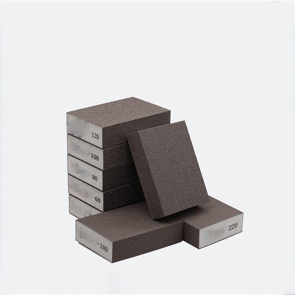 Sponge Sand Blocks Wet Dry Square Polishing Sanding Blocks 80-1000 Grit Metric