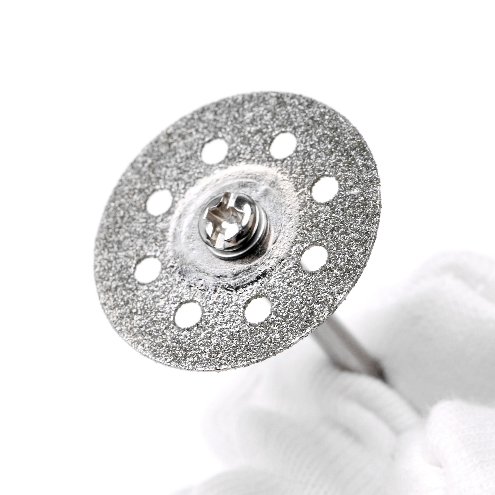 10Pcs 1″ 25mm Diamond Cut-off Discs for Dremel Rotary Tool 1/8″ Glass Stone