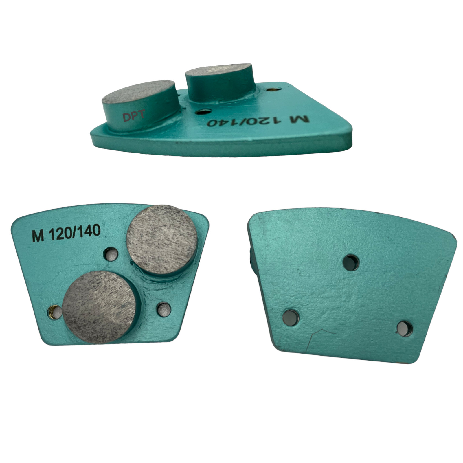 18Pk Trapezoidal Grinding Discs for Concrete Floor Grinder 120 Grit Medium Bond