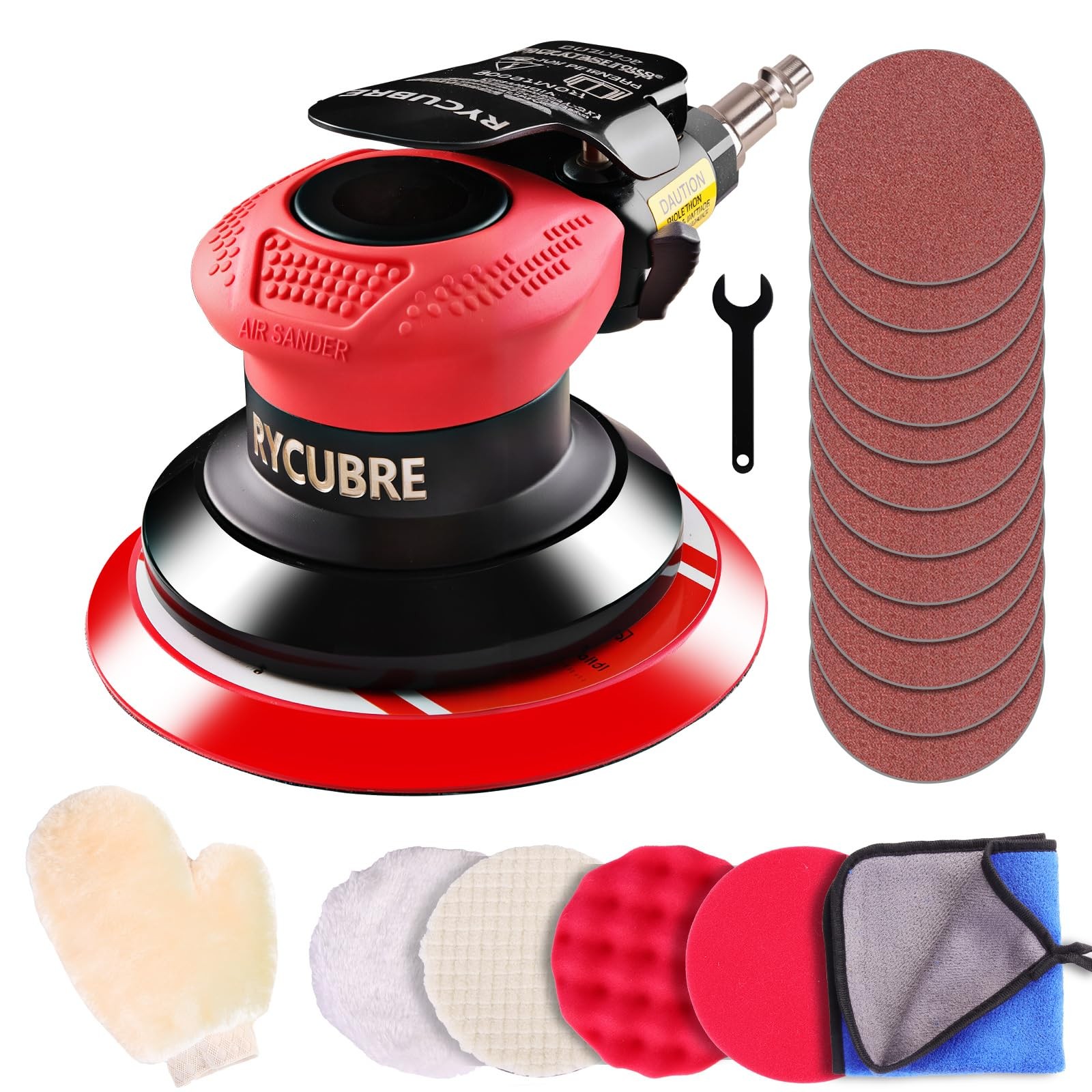 Rycubre 5 Inch da Sander – Professional Air 5-inch without vacuum, 5