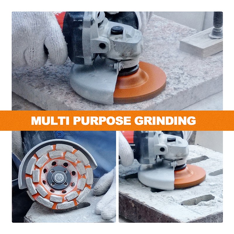 Diamond Double Row Grinding Cup Wheel for Concrete Masonry 4/4.5/5/7” BRSCHNITT