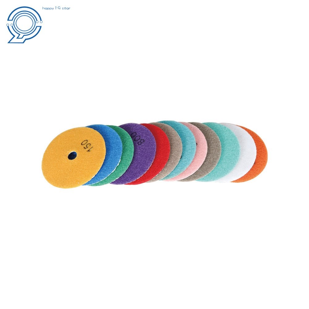 With 2 Pack 5/8In-11In Backer Pads 14 Pack 4 Inch Diamond Polishing Pads Kit