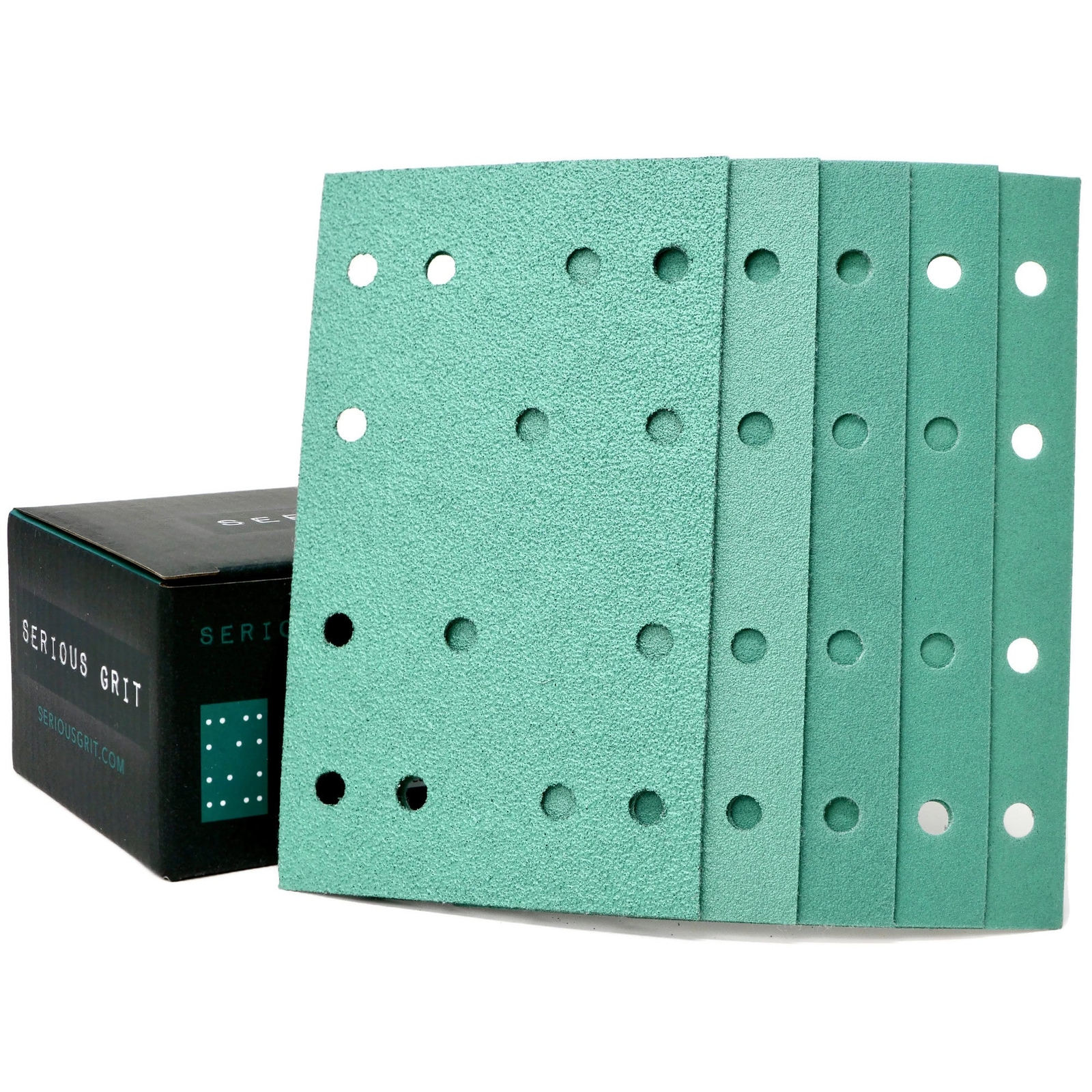 3″ x 5″ 14-Hole Sanding Sheets for Festool / Mirka