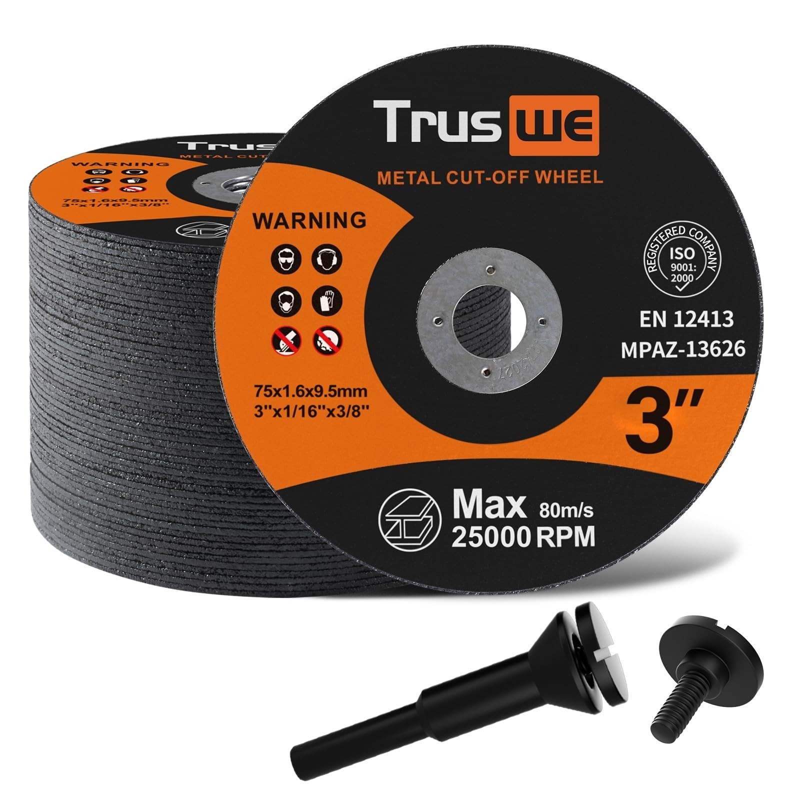 6″ Cut Off Wheels for Angle Grinder – 25 PCS Ultra Thin Cutting Discs