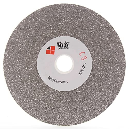 4 inch 100mm Diamond Flat Lap Disc Grinding Disk Arbor 5/8 Coarse Grit 80