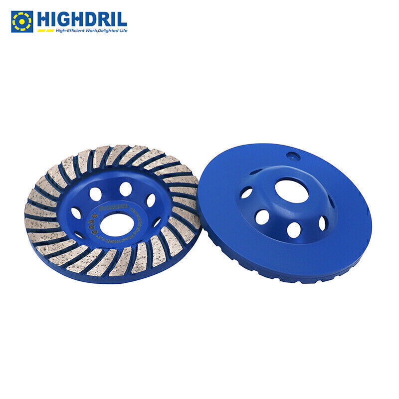 1pc 4/4.5/5/7 inch Diamond Grinding Wheel Turbo Row Grinding Disc for Concrete