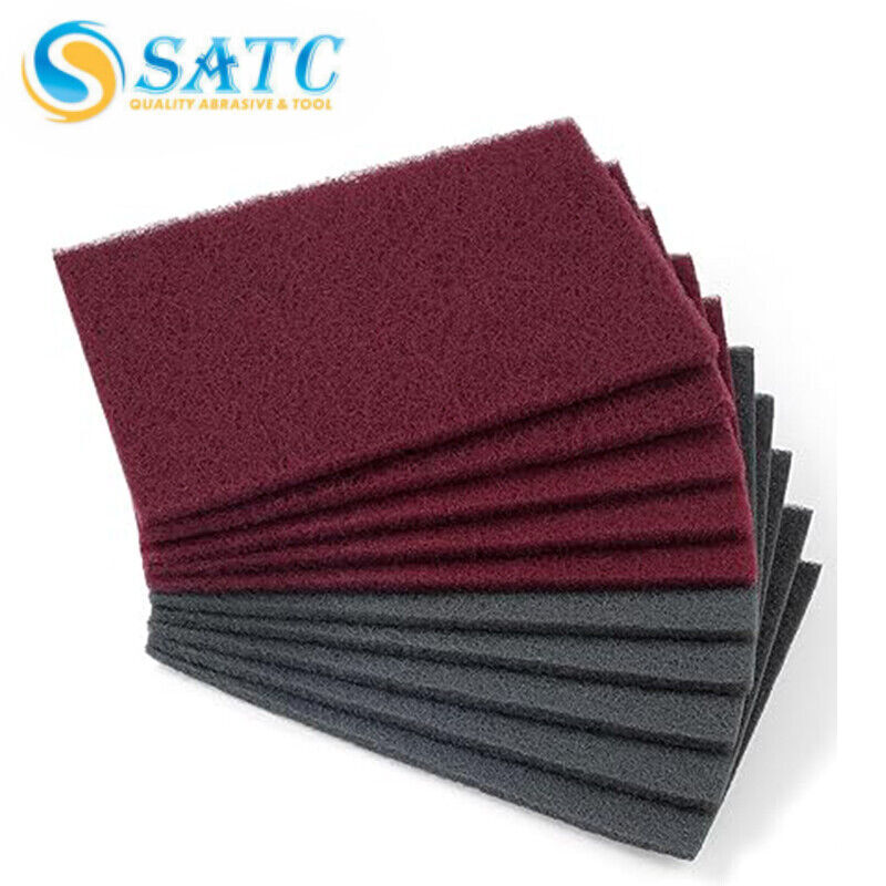 10 Pack Automotive Abrasive Surface Prep Pads 6″ x 9″ General Purpose Scuff Pads