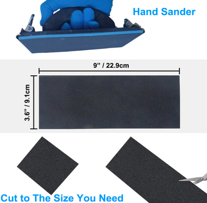 Sandpaper Variety Pack, 20PCS Sand Paper Assorted for Wood Metal Sanding, Wet Dr