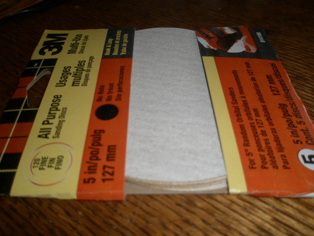 3M 5″ 5-Pack All Purpose 120-Grit Fine Sanding Discs 9141NA 3M 9141