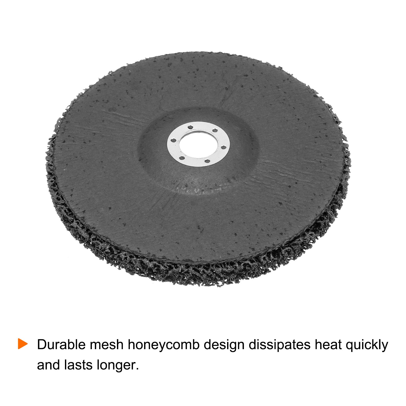 2pcs Strip Wheel Stripping Wheels 7″x7/8″ Black